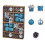 Christmas Tree Ornament Set – Blue Plastic Pendant, 1 2