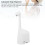 Automatic Foaming Soap Dispenser 200ml USB Rechargeable Touchless Smart Sensor Giraffe Shaped Adjustable Foam Control for Bathroom Kitchen 4