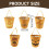 Halloween Pumpkin Canvas Tote Basket Reusable Portable 3