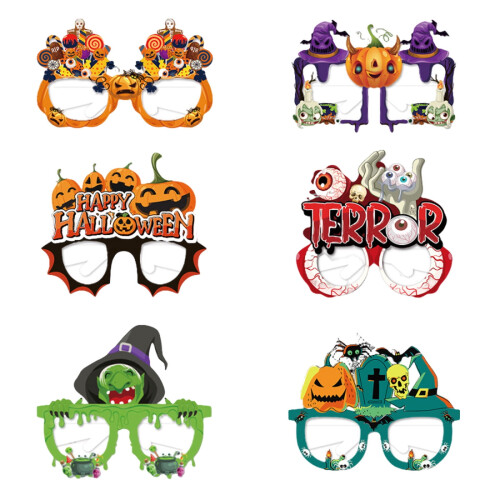 Läskiga Halloween-glasögon för barn, 12-pack 1