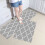 2pcs Cushioned Kitchen Mats Non-Slip Grey 5
