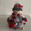 Weihnachtspapier, wiederverwendbare Schneemann-Tasche, 3D-Puppe 4