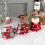 Weihnachtspapier, wiederverwendbare Schneemann-Tasche, 3D-Puppe 5