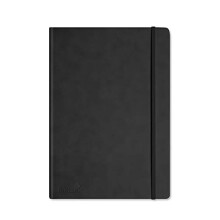 Silvine A4 Executive Hardback Notebook/Journal Black - Lined 90gsm (160 Pages)
