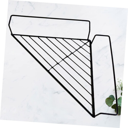 Wall Mounted Plant Shelf with Durable Iron Triangular Frame, SpaceSaving Corner Plant Stand for Indoor Display 1