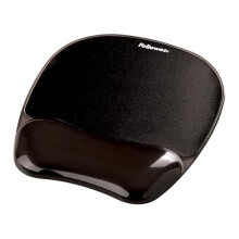 Fellowes Mouse Mat Wrist Support - Crystals Gel Mouse Pad with Non Slip Rubber Base - Ergonomic Mouse Mat for Computer, Laptop, Home Office Use - Com