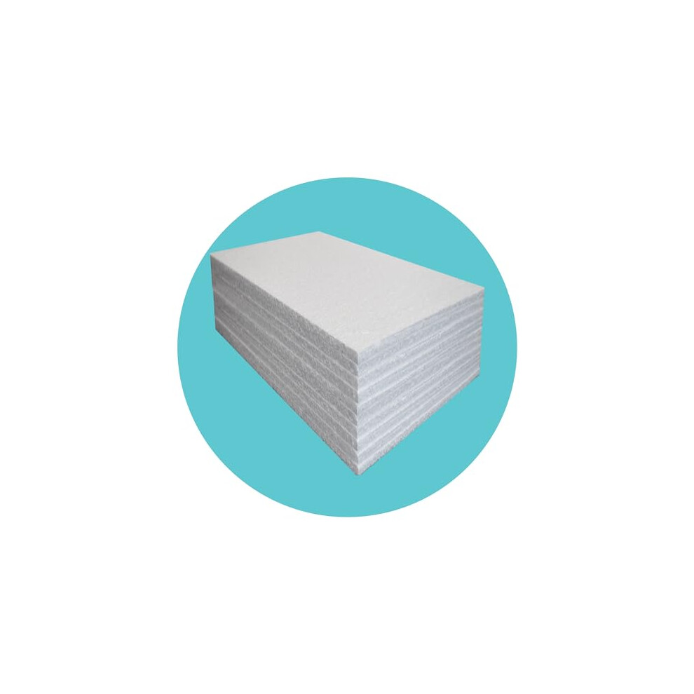 Triplast Expanded Polystyrene Foam Sheets Eps 70 (10 Sheets, 600 X 400 X 10Mm Each) - Bba Certified Wall & Floor Insulation Board - Box Lining & Pack 37465902