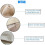Cotton Linen Pillow Case Snow Sky Pattern 2 pcs 3