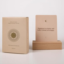 Affirmation Moments – 53 Positive Affirmation Cards for Women with Display Stand, Daily Inspirational Cards for Mindfulness, Motivation & Self Care,