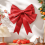 Red Big Bow Decoration for Wedding Arch DIY Display 3