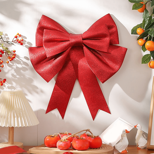 Red Big Bow Decoration for Wedding Arch DIY Display 2