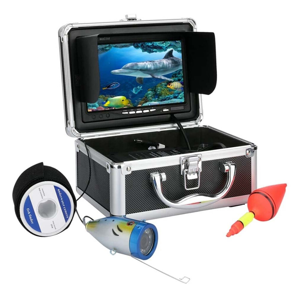 1080P Underwater Fishing Camera With 9 Inch Ips Display Dvr, 30M Cable, Ip68 Waterproof For Ice And Boat Fishing 9310869739500