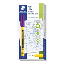 STAEDTLER 307-6 Noris Handwriting Pen - Violet (Box of 10)