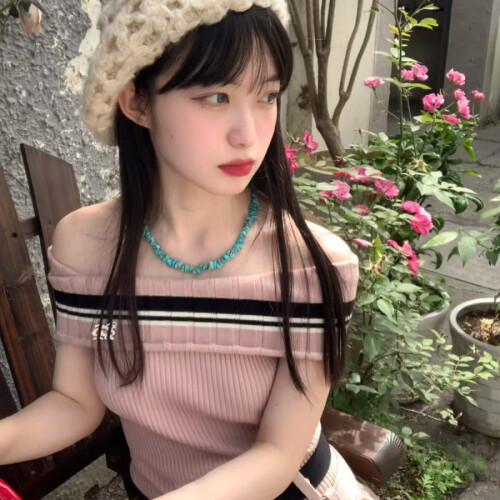 Women Boho Turquoise Choker Necklace Irregular Turquoise Short chains 1