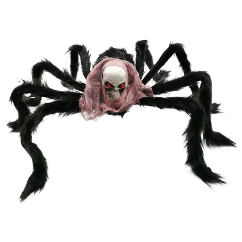 75 cm plysj Halloween-edderkopppynt 1