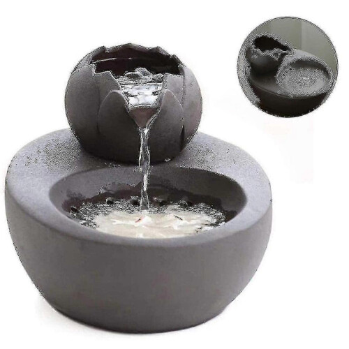 Cat Drinking Fountain, Silent Quiet Cat Water Dispenser Ceramic, Black 2