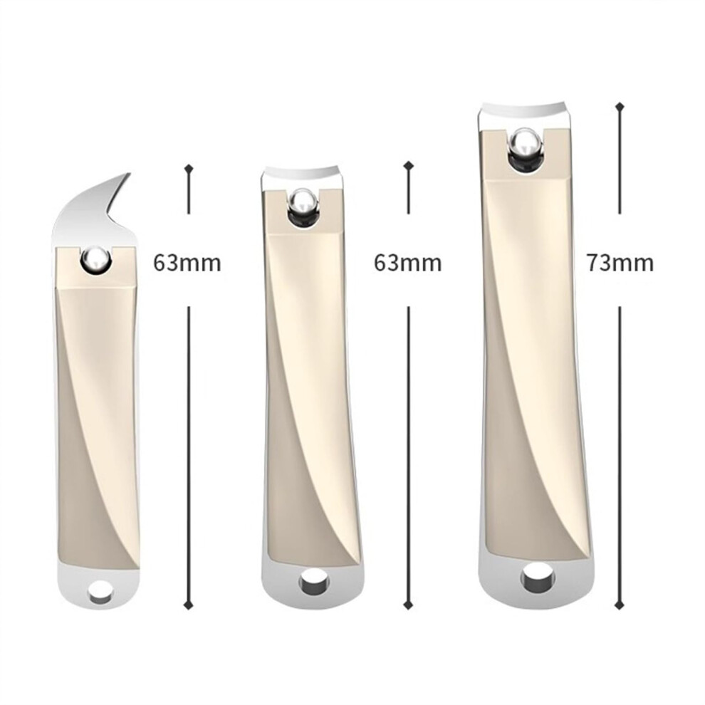 Stainless Steel Nail Clipper Set, Professional 7âPiece Manicure Pedicure Kit for Travel, Precision Cutting Blades