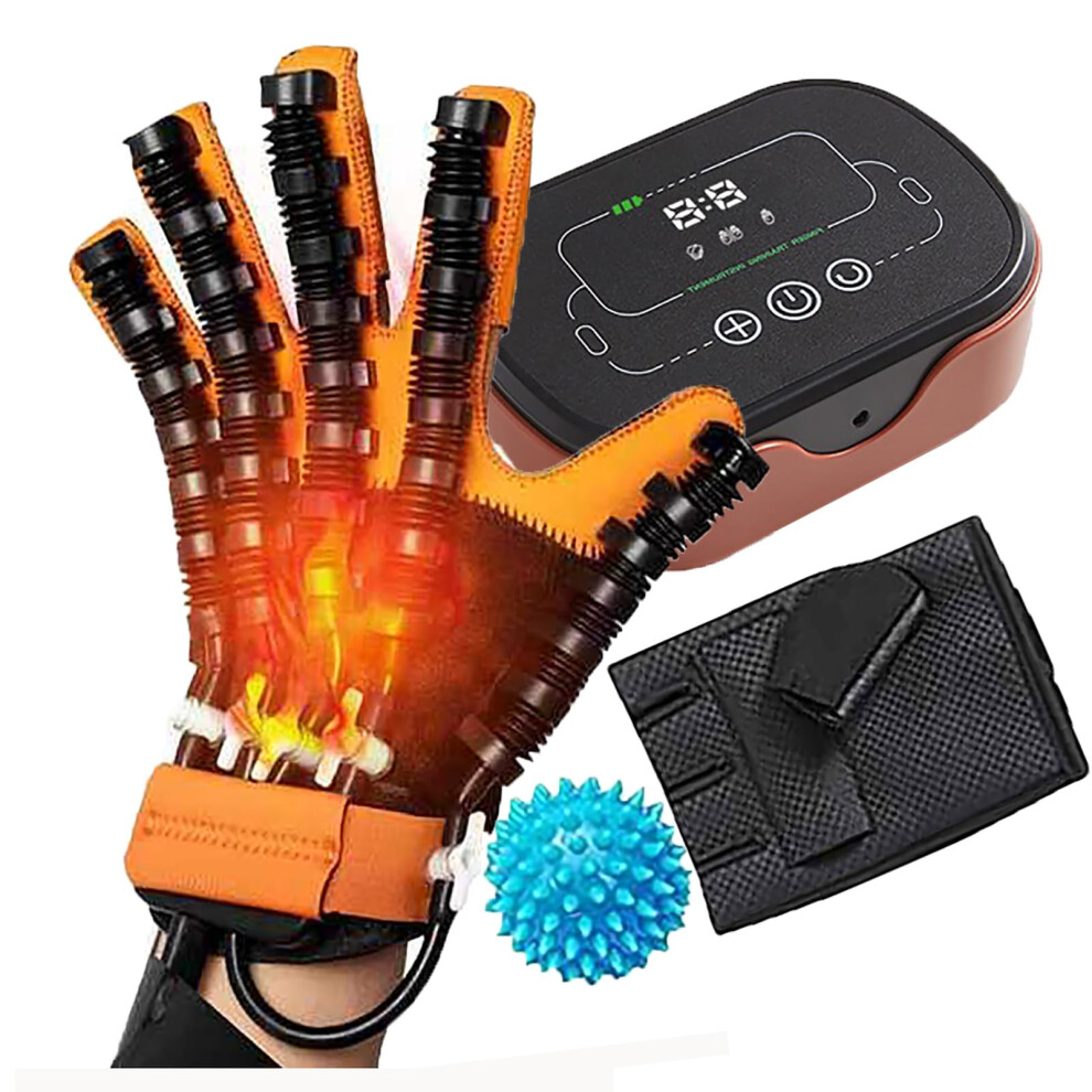 Rehabilitation Robot Glove for Stroke Recovery, Air Massage Mirror Training, 3Level Heated LeftHand Therapy