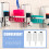 Automatic Soap Dispenser Parts Set – P Style Wall Mounted Accessories, Secure Mount, Easy Installation 3