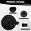 Compatible With Ninja Creami Outer Bowl Lid Replacement Part for Ice Cream Maker (Paddle Not Included) 2