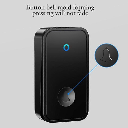 Home Wireless Doorbell No Battery Required Ring Chime,1 Transmitter 2