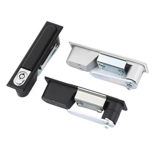 Iron Cabinet Door Handle Lock 1Pcs (8181D) Durable Electrical Panel Lock for Power Distribution Box 1