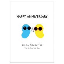 BYANIKA Happy Anniversary Card | Wedding or Dating Anniversary, Memorable Date | Romantic, Meaningful Gift For Her, Him, Girlfriend, Boyfriend, Wife,
