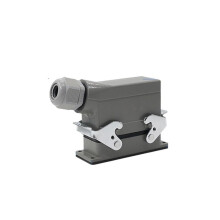 Heavy Duty Industrial Connector 16 Pin 500V 16A HDCHE Series Rectangular Plug Socket Lateral Design
