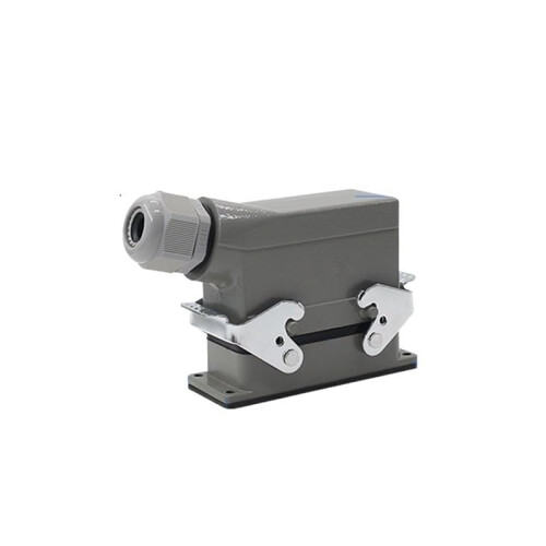 Heavy Duty Industrial Connector 16 Pin 500V 16A HDCHE Series Rectangular Plug Socket Lateral Design