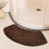 Curved Corner Shower Mat Non Slip Soft Absorbent Bath Mat Washable Space Saving Design for Bathroom 2