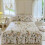 Twin Bedspread Set Quilted Ruffled Microfiber with Skirt and 2 Pillowcases for Bedroom Decor 2
