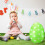 Green PVC Inflatable Easter Egg Ornament 1 Piece 4