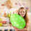 Green PVC Inflatable Easter Egg Ornament 1 Piece 5