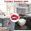Hard Bristle Spin Mop Replacement Head for 1 Tank System, Deep Clean Scrub Brush for Bathroom Kitchen Tile 3
