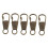 10pcs Zipper Pull Replacements with Easy Grip Design for Backpacks Jackets Luggage Boots 1