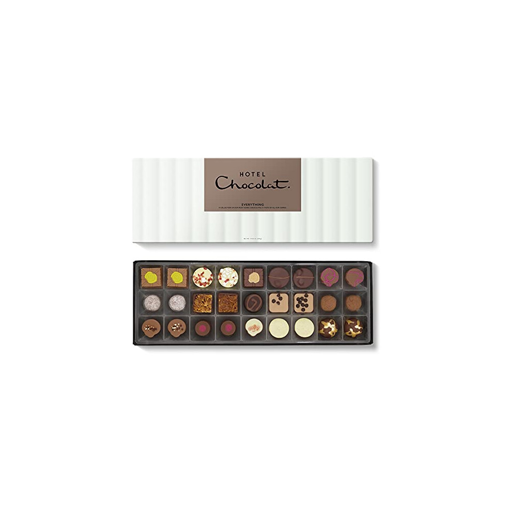 Hotel Chocolat Everything Sleekster - Chocolate Gift Box, 355G - Milk, White & Dark Chocolates Ideal For Birthday, Thank You, Mother's Day, Easter