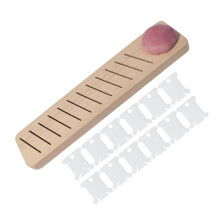 Embroidery Thread Rack with Pin Cushion Holder, Floss Organizer for Sewing Crafts, Compact Tangle Storage