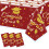 Graduation Table Cover Red Gold 54" x 108" 3 Pack 1