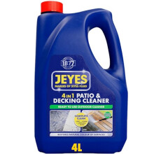 Jeyes 4 In 1 Patio & Decking Cleaner (4 Litre). Patio Cleaner Fluid for Paths, Drives, Decking & Fencing - Outdoor Disinfectant Liquid or Pressure Wa