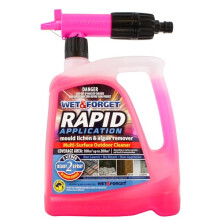 Wet & Forget Rapid Application, Ready-to-Use Mould, Lichen & Algae Remover, Black Spot Remover, Outdoor Cleaner for Patio Slabs, Driveways & Roofs, B
