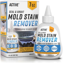 Mould Stain Remover Gel Cleaner - ACTIVE Heavy Duty Stain Cleaner for Front Loader Washing Machine Seal, Rubber Gasket, Bathroom Grout, Shower, Caulk