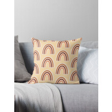 Boho-sateenkaarikoristetyynyn päällinen, kaksipuolinen