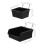 4Piece Wall Mounted Pegboard Organizer Set for Garage Tool Storage with Bins and Holders 2