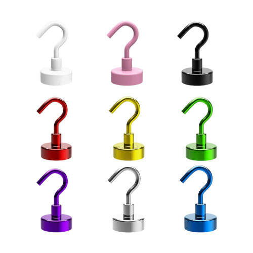 Strong Magnetic Hook With Powerful Adhesion Wall Magnets-White 1