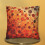 Kussensloop met herfstbladeren, levendig ombre-effect, 18x18 cm 1