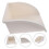 Gutter Downspout Splash Guard with Rainwater Strainer, Durable PVC Clog Drainage Design 4