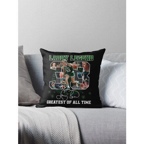 Housse de coussin Larry Bird Boston Celtics style vintage