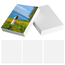 200 Sheets 4x6 Photo Paper A6, Glossy Photo Paper 200gsm 6x4/10 x 15 cm, Picture Printer Photographic Papers for Inkjet Printer Papers(White)
