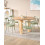 Beliani Set of 4 Dining Chairs MORILL Light Green 2