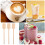 Trärörstänger för kaffe och cocktails 10 st 4